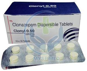 Clonyl Clonazepam Dispersible 0.5mg Tablets