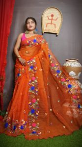 Embroidered Kota Silk Sarees
