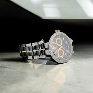 Luxury Iced-Out Diamond Studded Watch Service