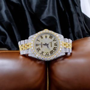Luxury Iced-Out Diamond Studded Watch Service