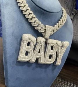 Personalized Diamond Studded Pendant Embellishment