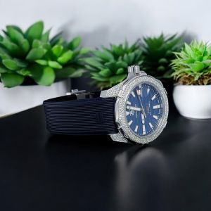 Premium Moissanite Diamond Studded Watch for Men