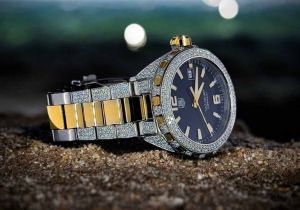 Real Moissanite Fully Iced Watch