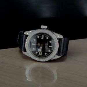 Ultimate Moissanite Diamond Studded Bling Watch