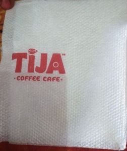 White Printed Tissue Paper