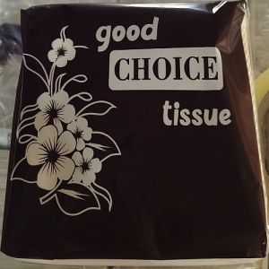 2 Ply White Printed Tissue Paper