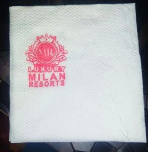 White Printed Tissue Paper