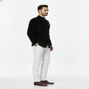 Party Wear Luxury Black Velvet Blazer