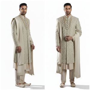 Mens Traditional Wedding Sherwani