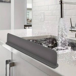 modern sink splash guard space-saving countertops