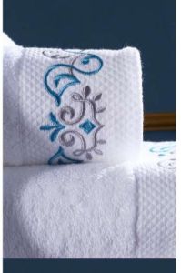 Embroidered Bath Towel