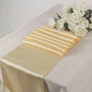 Golden Table Runner