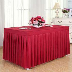 Red Table Frill
