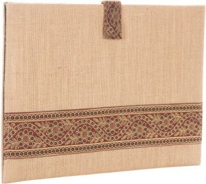 Ethnic Border Jute Document Folder