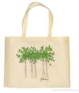 Green Tree Graphic Canvas Tote Bag