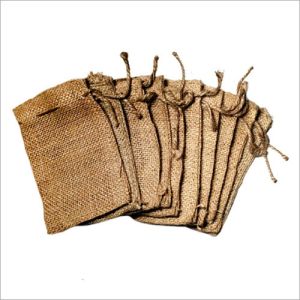 Natural Jute Drawstring Gift Pouch