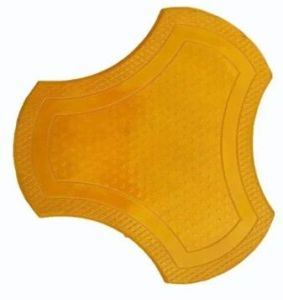 80 Mm Yellow Concrete Cosmic Paver Block