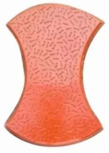 80 Mm Red Damru Concrete Paver Block