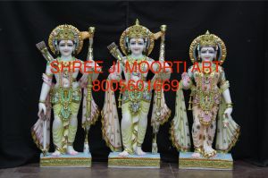 Handmade RAM Darbar Marble Statue