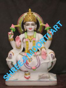 Marble Mata Laxmi Statue