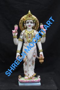 Mata Parvati Marble Statue