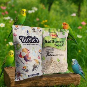 Birdie\'S Premium Safflower Seeds and Mix Bird Seeds Combo