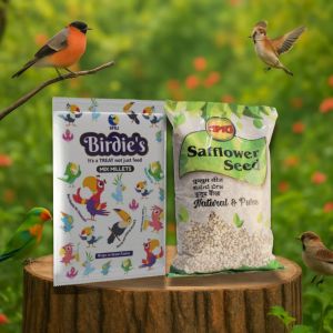 Birdie\'S Safflower Seeds and Mix Bird Millet Combo
