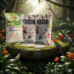 Birdie\'S Safflower Seeds and Mix Bird Seeds Combo Pack