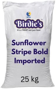 25kg Birdie\'S Sunflower Stripe Imported Seeds