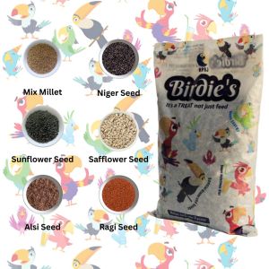 Birdie\'S Safflower Seeds and Mix Bird Seeds Combo