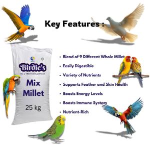 25kg Birdie\'S Mix Millet Bird Food