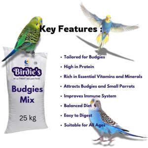 25kg Birdie\'S Budgies Mix Bird Food