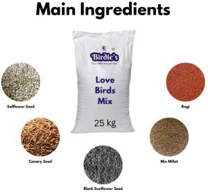 25kg Birdie\'S Love Birds Mix Bird Food