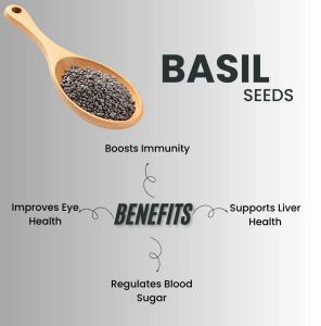 400g Natural Basil Seeds