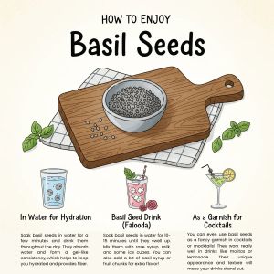 750g Natural Basil Seeds