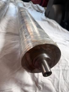 Roller With Rubber Coating