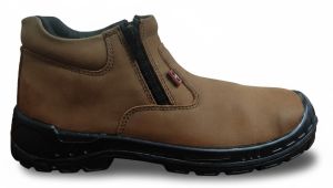 Nubuck Leather Zipper Safety Shoes-779SD