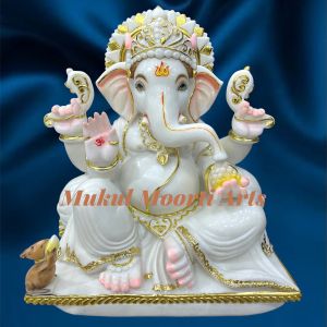 Handmade Marble Ganesh Statue