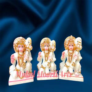 Handmade Marble Hanuman Statue