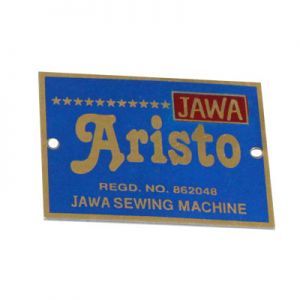 Sewing Machine Anodized Aluminium Labels