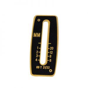 Custom Anodized Aluminium Labels , for Sewing Machine