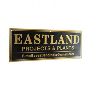 Custom Industrial Anodized Aluminum Label, for Machinery &AMP; Equipment