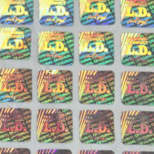 Custom PVC Holographic Logo Label