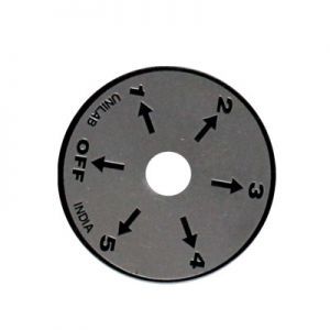 Scientific Equipment Anodized Aluminium Labels
