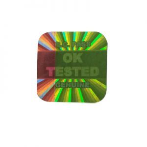 Custom PVC Holographic Logo Label