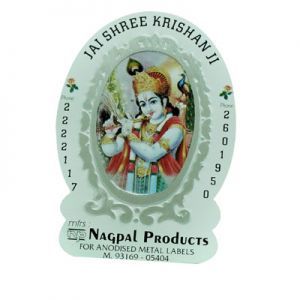 Premium Anodized Aluminium Promotional Label