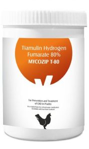 Mycozip T 80 Tiamulin Hydrogen Fumarate Water Soluble Powder