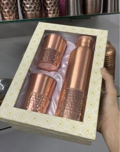 Hammered Copper Water Bottle