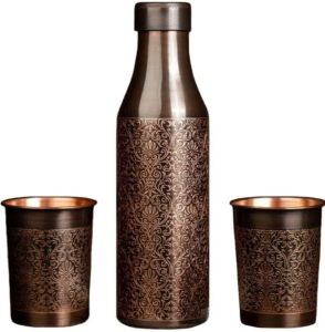 Hammered Copper Water Bottle
