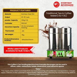 Tea Coffee Machines 2L